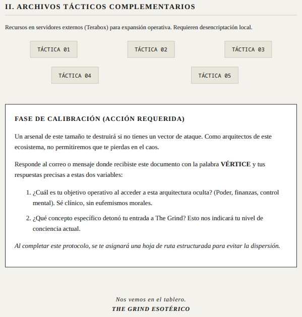 Códex Hermético: Infraestructura Base