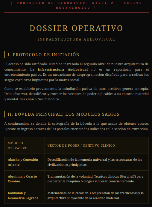 VIDEOTECA MODULOS SABIOS